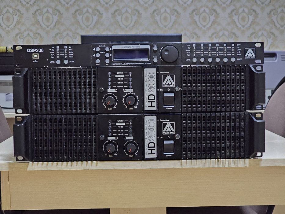 Усилитель, master audio HD2000, цифровой процессор master audio dsp206