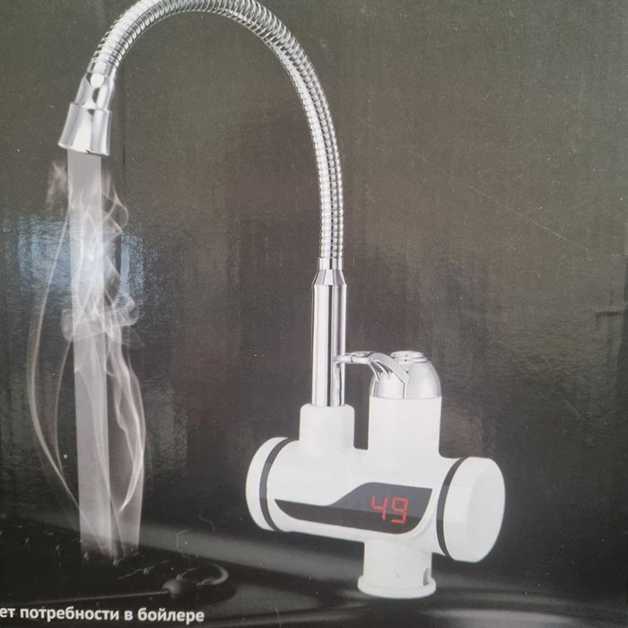 Нагревател за чешма, Хоризонтален монтаж, Чупещ душ, 3kw