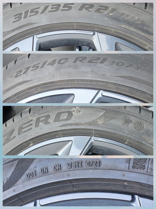 Jante BMW X5 G05 X6 G06 style 744 feeryc grey model Luxury Line 315 35 21/275 40 21 Pirelli RSC * profil foarte bun