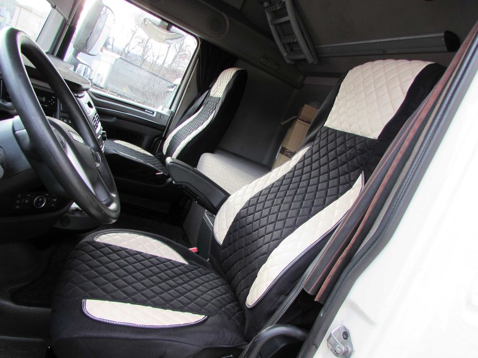 Калъфи за седалки за Даф Daf XG XF CF 106 Euro 6 кожа и велур