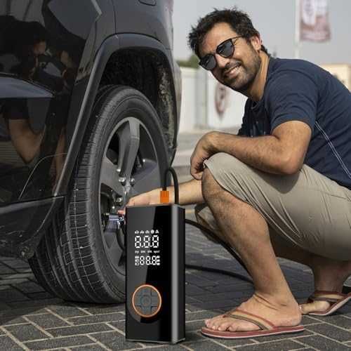 Нова безжична помпа за гуми 150PSI дигитален компресор LED за кола колело автомобил велосипед мотор