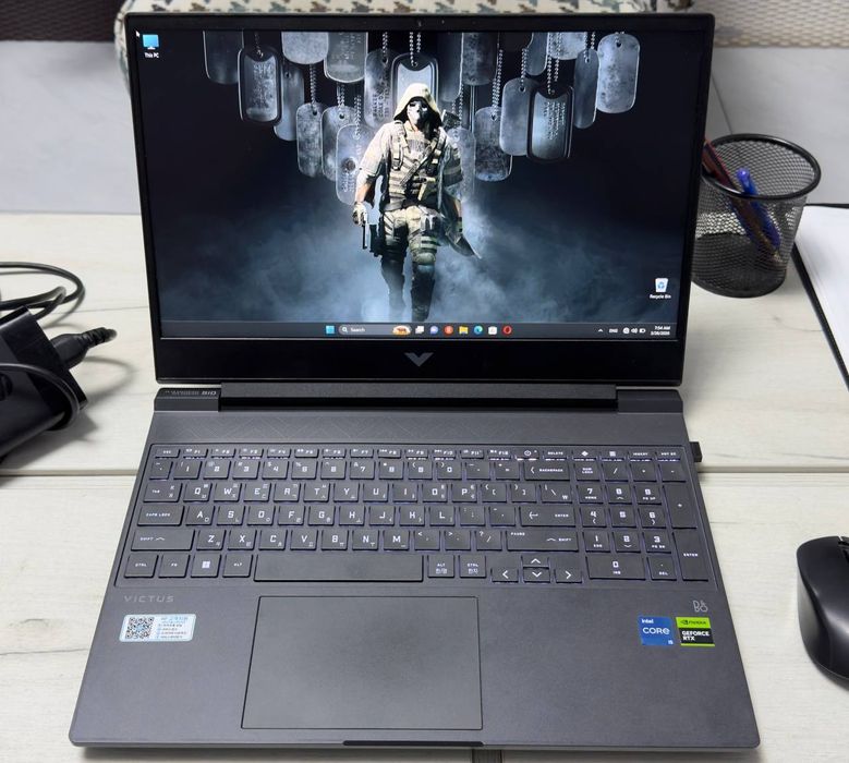 Игровой ноутбук HP VICTUS 16/i5-13500H/RTX4050 6гб/OZU 16гб/SSD 512гб