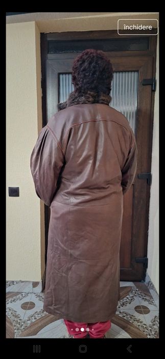 Palton piele dama