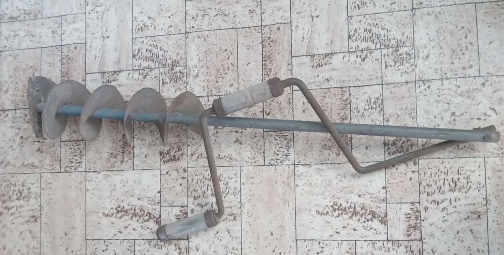 Ледобур, б/у. Ледобур.