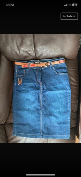 Fusta de blugi S decenta, stare impecabila