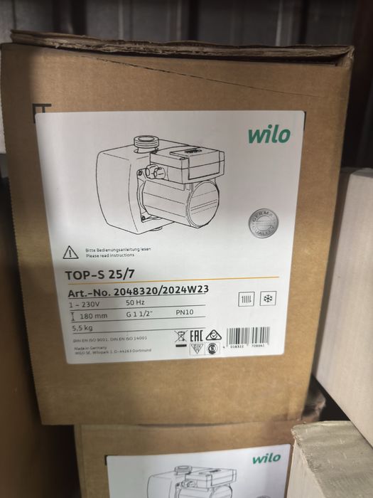 Насос циркуляционный WILO TOP-S 25/7 EM