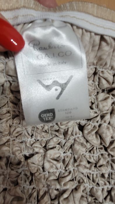 Husa creponata pentru tablia si lateralele patului de 160x200cm, micro