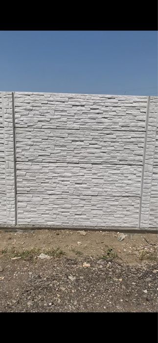 Gard placi/Beton armat prefabricat