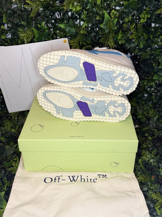 Adidasi/Sneakers Off-White SPONGE white and blue  | dustbag | MM2