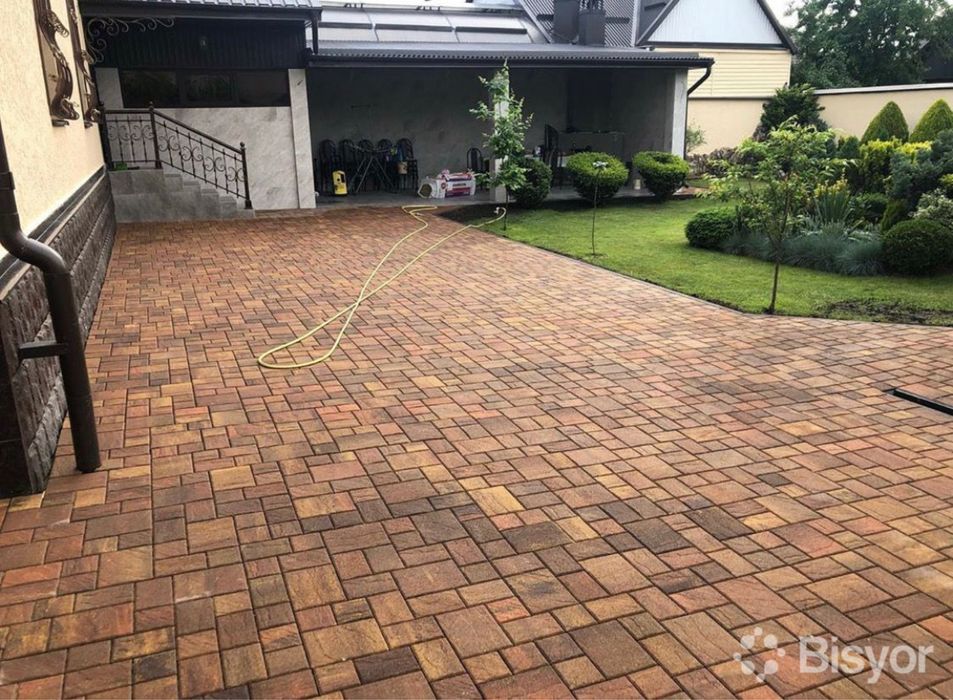 Укладка брусчатки