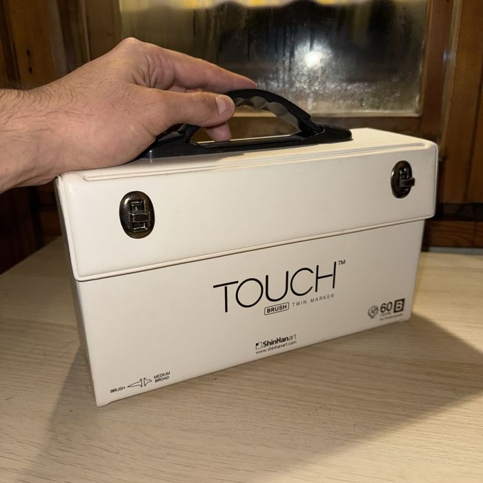 Алкохолни маркери TOUCH TWIN BRUSH, 60 бр.
