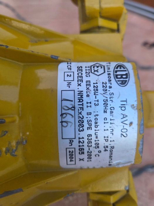 Lampă industrială antiexplozivă ELBA AV-02