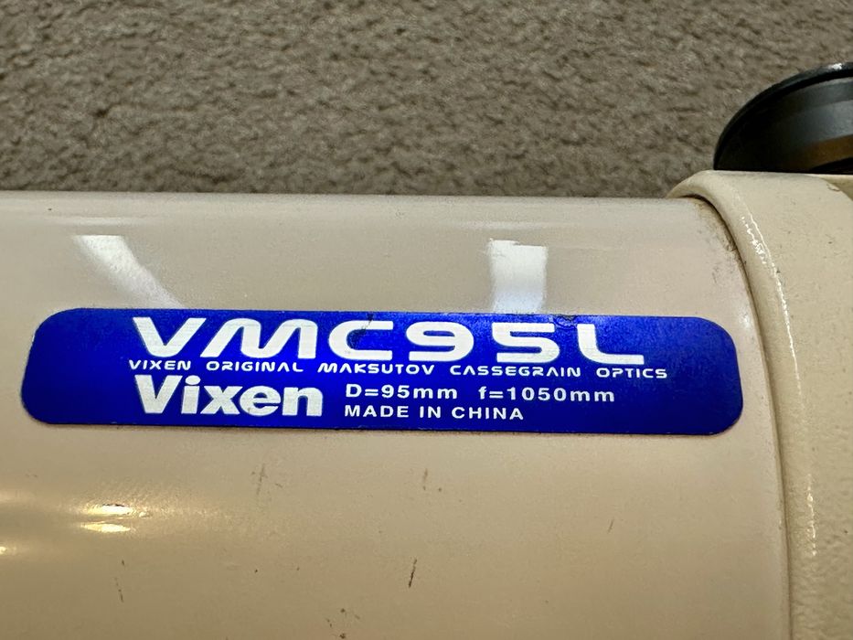 Vând telescop Cassegrain Vixen VMC95L – 95 mm / 1050 mm, stare foarte bună