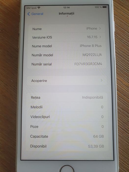 Iphone 8 plus neverloked