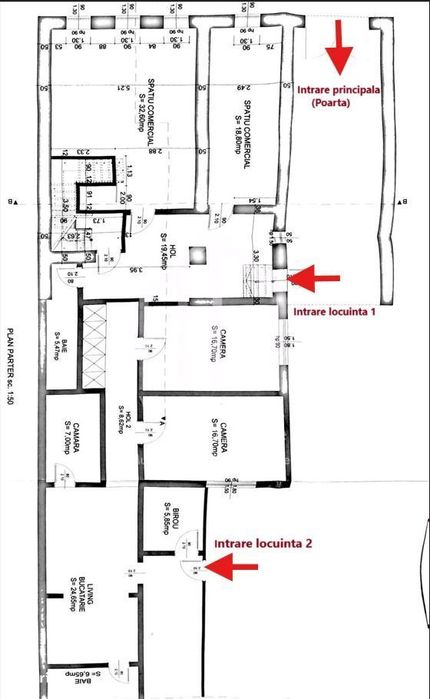 Casa de vanzare in Sibiu cu 2 apartamente  si gradina de 147