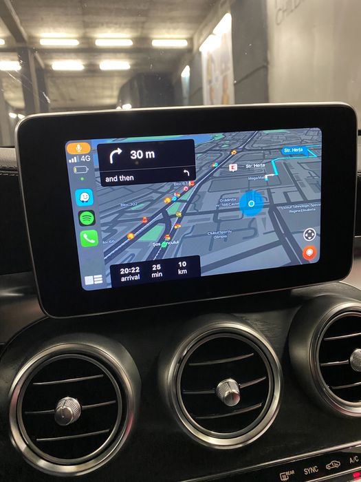 Apple Carplay & Android Auto Mercedes C Class w205 & GLC x253 c253