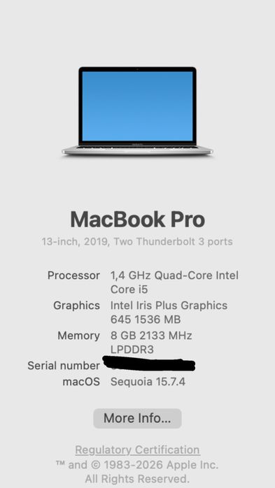 Macbook Pro 13 inch