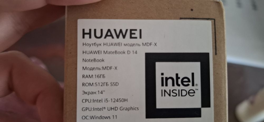 Ноутбук Huawei Matebook D14 в идеальном состоянии