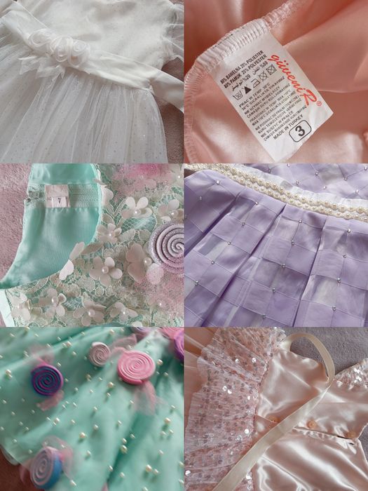 Нарядные платья 1-4года