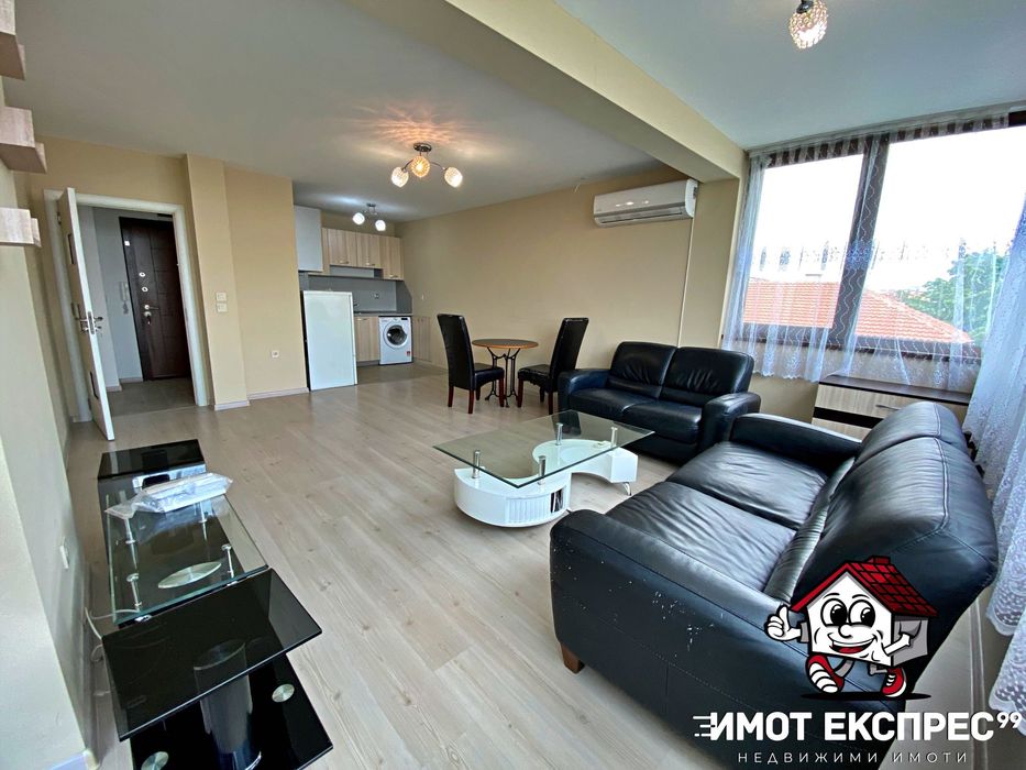 Обзаведен тристаен апартамент, ново строителство, под наем, до ЖП гара