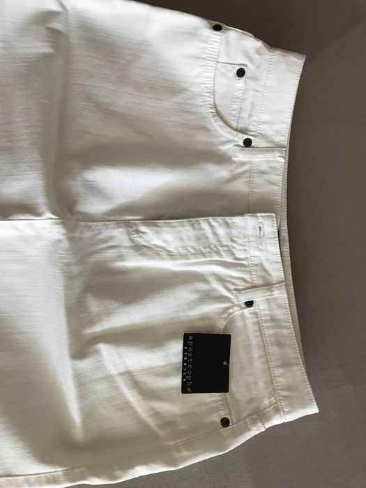 Fusta alba din denim / whitejeans