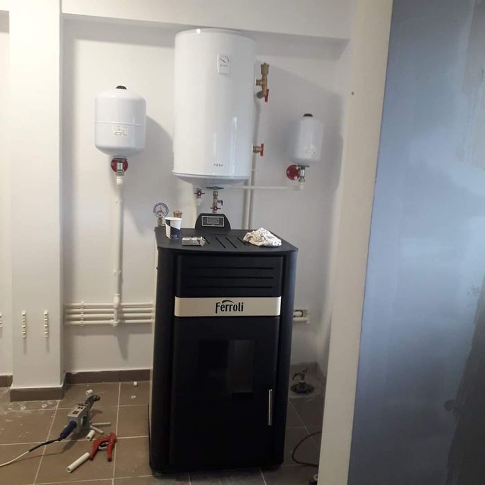 Montaj service freon ac r32 r410a r407c r22 centrala termica peleti