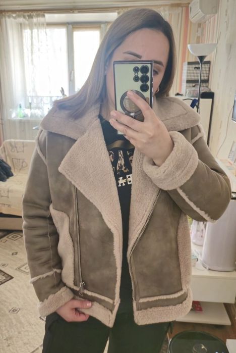 Продам демисезонную дублёнку из эко.кожи 48-50 размера ТЕМИРТАУ