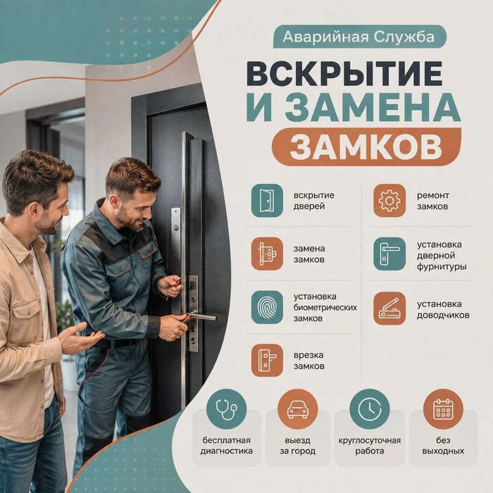 Вскрытие дверей/авто•открыть замок_квартиру|замена замков~ремонт ручек