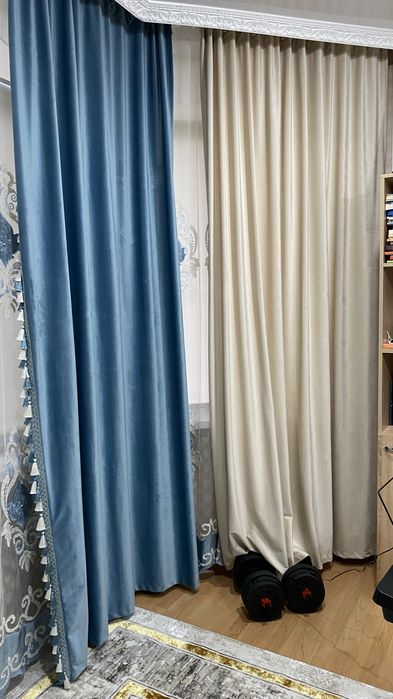 Шторы и тюль.