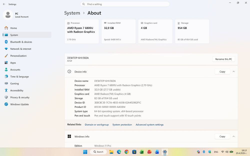 Lenovo Yoga 7 14ARB7 OLED TOUCH 90Hz 14" | AMD  Ryzen 7 6800U 8x4.70 Ghz| 32GB RAM | 1TB SSD | Radeon 680M | Windows 11
