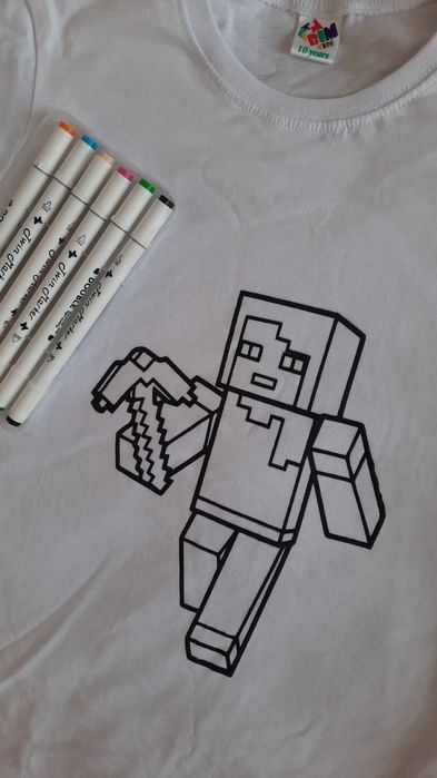 Раскраска футболка