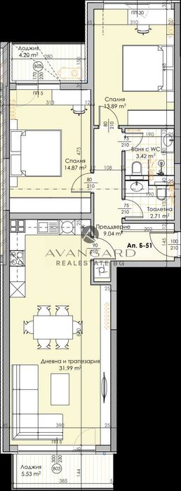 Продава се Тристаен апартамент в Пловдив, Кършияка - 122 кв.м за 1469 €/кв.м - Снимка #9
