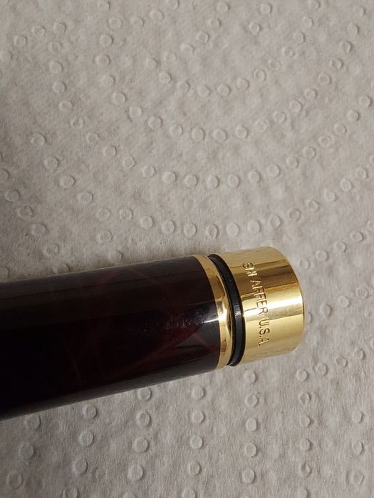 Stilou Sheaffer Garnet Ronce penita aur 14k