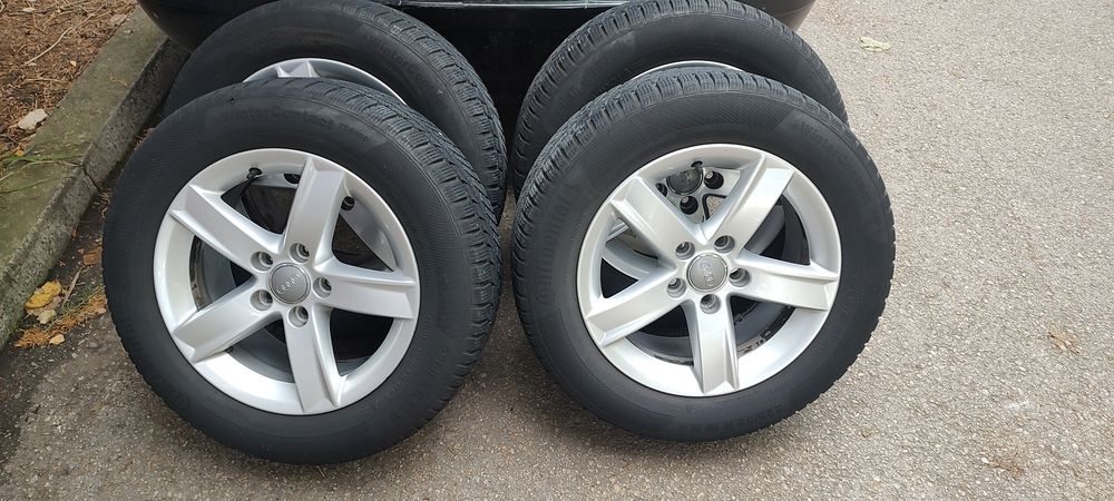 Оригинални Audi 16" джанти с гуми Continental 225/55 R16