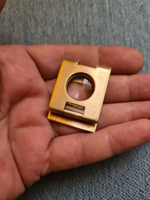 Folding solid brass -lupa