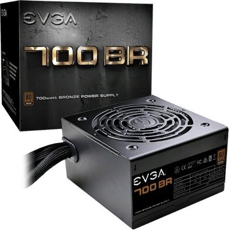 блок питания EVGA 700BR — 700W (80+ Bronze).