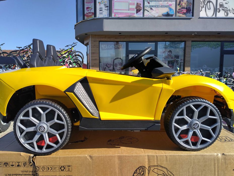 LAMBO Акумулаторна кола CHIARA жълт