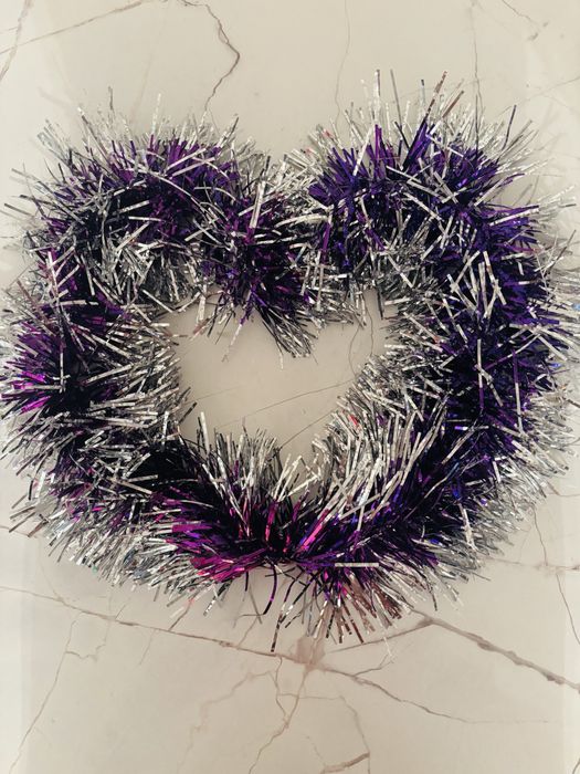 Новогодние дожди бусы игрушки