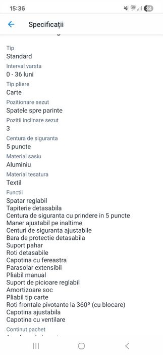 Cărucior Euro-Cart Verde