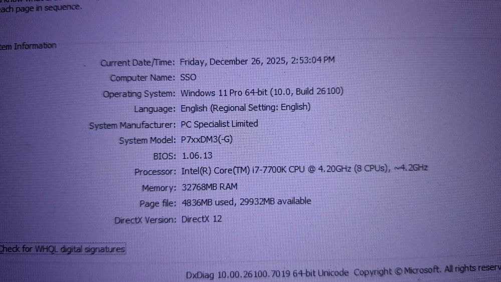 Laptop Gaming  i7-7700K | GTX 1080 8GB | 32GB RAM | SSD 2TB