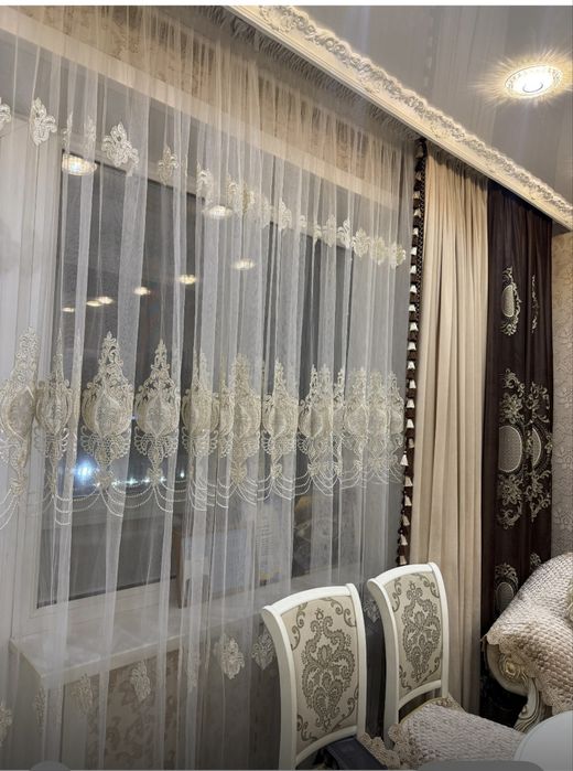 Продам шторы и тюль .