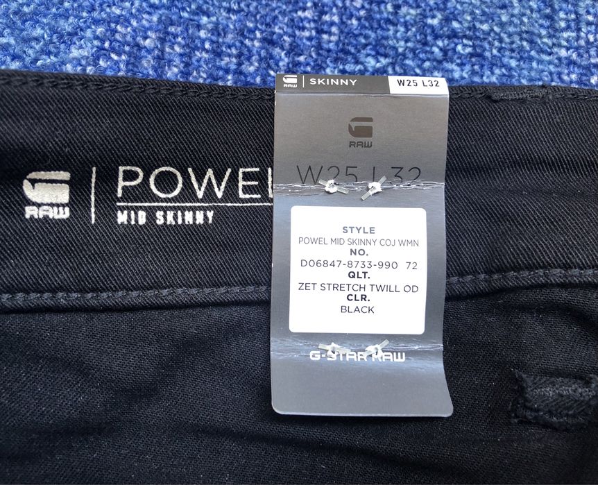 G-Star RAW Powel Mid Skinny ОРИГИНАЛНИ дамски дънки - 25