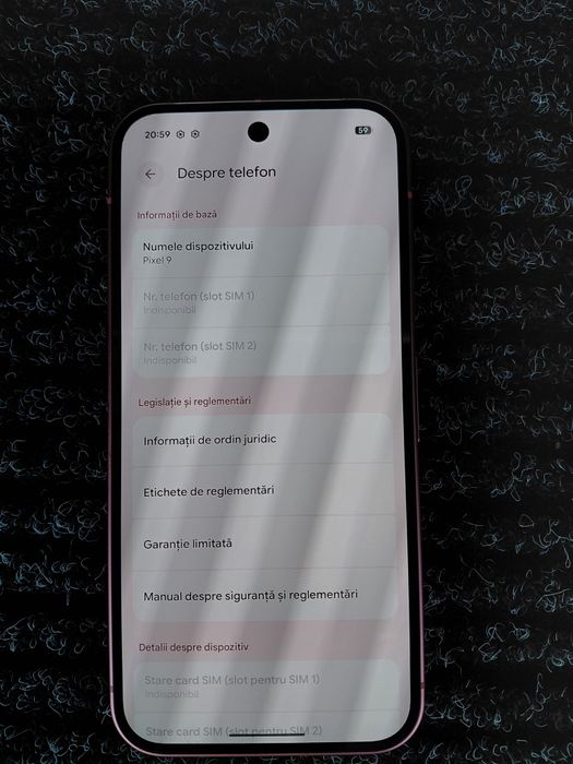 Vând/Schimb Google Pixel 9 5g Roze Ca Nou Liber