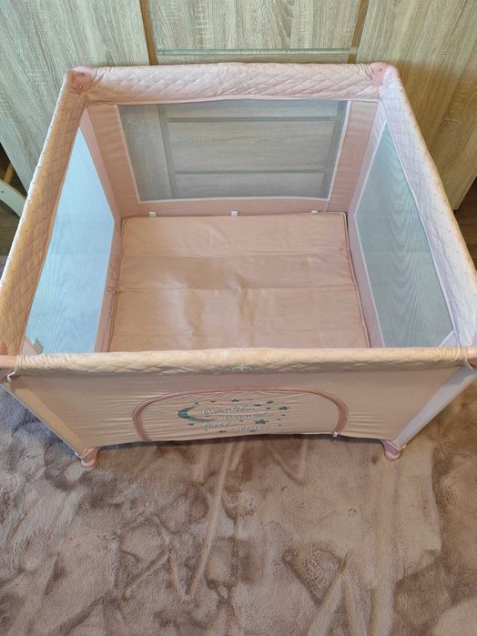 Кошара за спане и игра Lorelli Premium - Sunny Playground, Rose Star