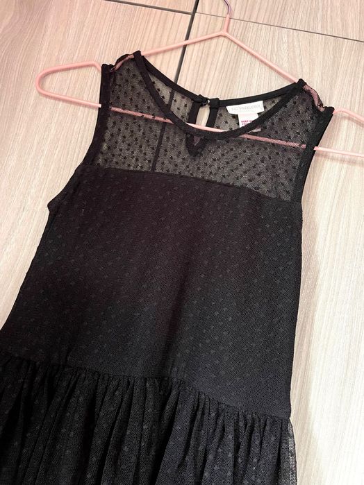 Детска черна рокля