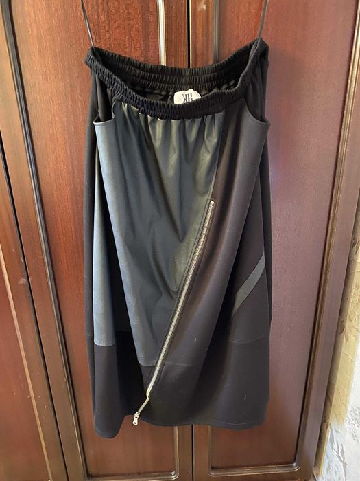 Юбка длинная чёрная