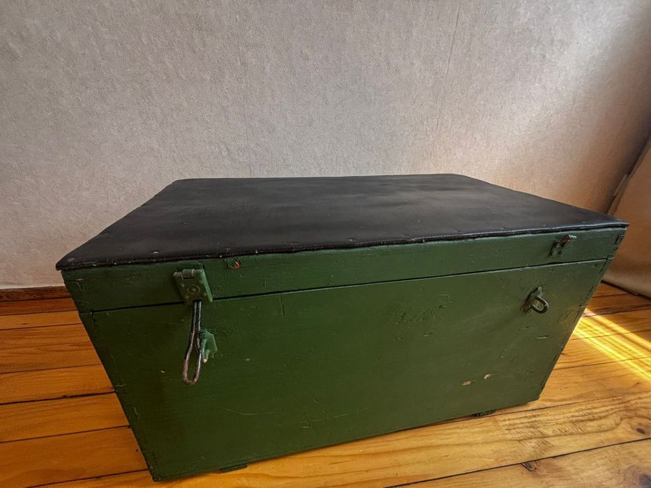 Сандък, стар, оригинален, чам