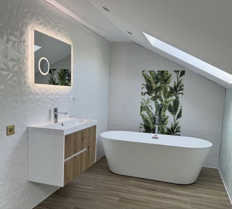 Cada freestanding 170 x 75 cm, alb