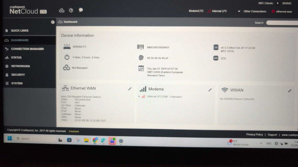 WiFi Router 3G/4G GSM
