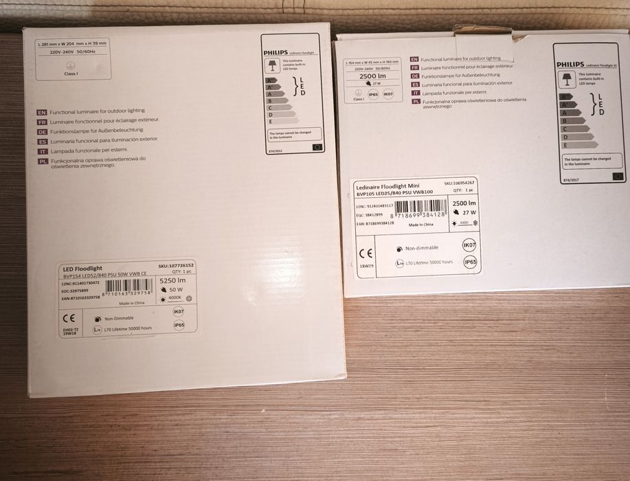 Чисто нови Led прожектори Philips Ledinaire с мощност 50 и 27 W -2 бр